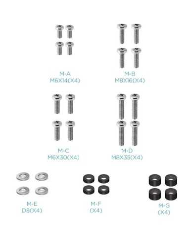 SOPORTE TV MONITOR TOOQ 37-80 40KG INCLINABLE/GIRATORIO BLACK