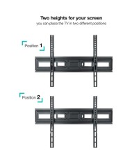 SOPORTE TV MONITOR TOOQ 37-80 40KG INCLINABLE/GIRATORIO BLACK