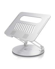 SOPORTE AISENS SOBREMESA TABLET/NOTEBOOK ERGONOMICO 360º 10-17 SILVER