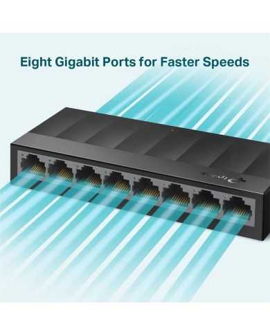 SWITCH TP-LINK GIGABIT 8 PUERTOS LS1008G