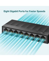SWITCH TP-LINK GIGABIT 8 PUERTOS LS1008G
