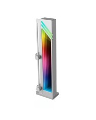 SOPORTE MARS GAMING PARA TARJETA DE VIDEO MAGNETICO RGB SILVER