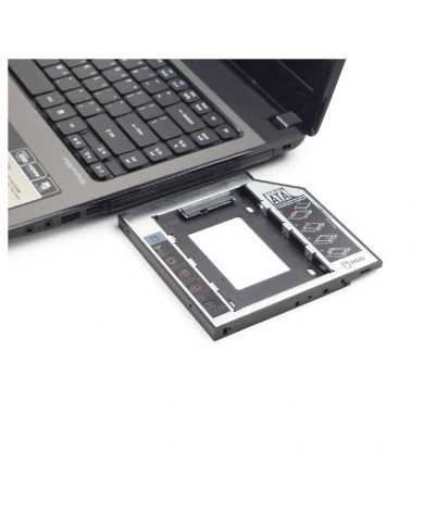 ADAPTADOR GEMBIRD DISCO DURO 2.5 PARA UNIDAD OPTICA PORTATIL 9.5MM