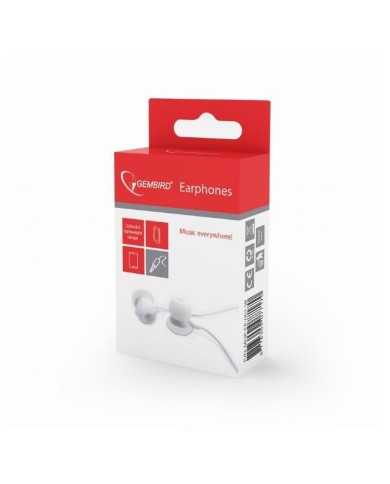 AURICULARES GEMBIRD IN EAR WHITE