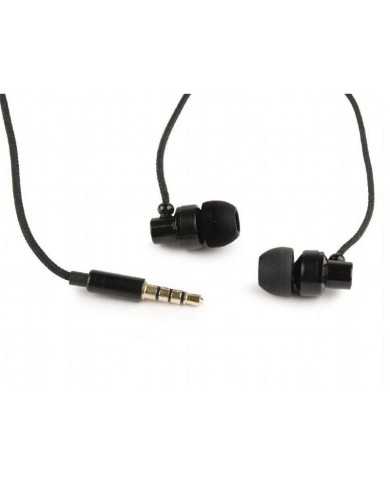 AURICULARES + MICROFONO GEMBIRD IN EAR BLACK