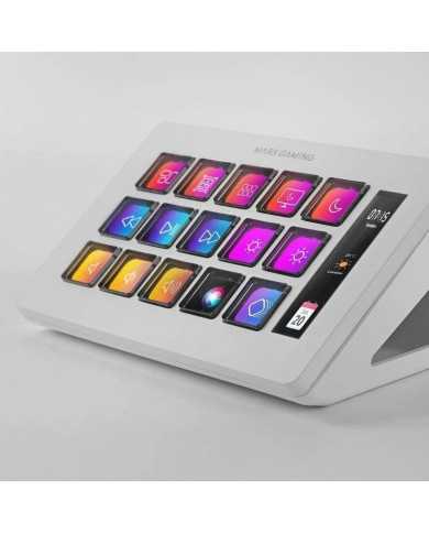 STREAM DECK MARS GAMING 15 TECLAS PERSONALIZABLES PANTALLA LCD WHITE