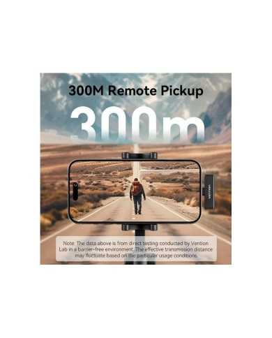MICROFONO VENTION USB-C LAVALIER 2 MICROFONOS PINZA WIRELESS
