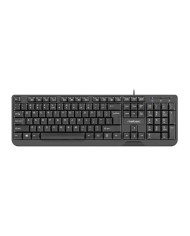 TECLADO NATEC TROUT SLIM USB MULTIMEDIA BLACK