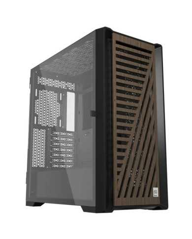 CAJA ORDENADOR GAMING PHOENIX ARTISAN NOBLE BLACK FRONTAL MADERA ATX