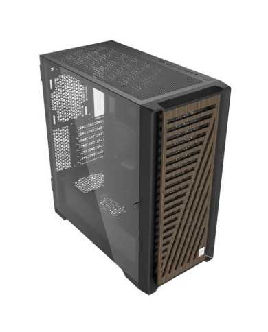 CAJA ORDENADOR GAMING PHOENIX ARTISAN NOBLE BLACK FRONTAL MADERA ATX