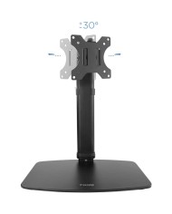 SOPORTE DE MESA TV MONITOR TOOQ REG.ALTURA GIR. INCL. 17-27 BLACK