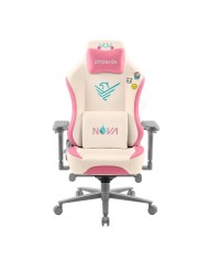 SILLA GAMING PHOENIX NOVA CUERO CREAM EDITION WHITE/PINK