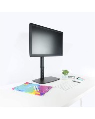 SOPORTE DE MESA TV MONITOR TOOQ REG.ALTURA GIR. INCL. 17-27 BLACK