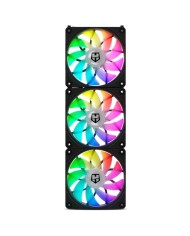 PACK 3 VENTILADORES 12CM NOX HUMMER EASYLINK ARGB PWM BLACK