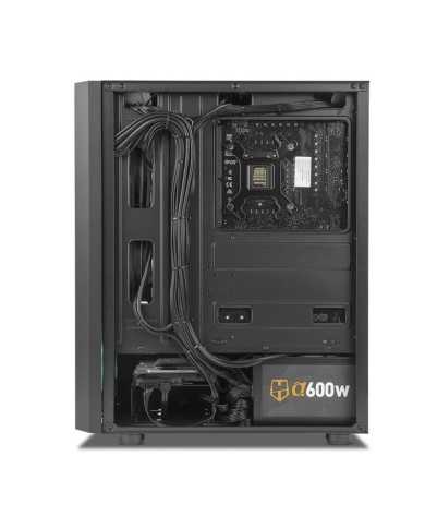 CAJA ORDENADOR GAMING NOX HUMMER FROST CRISTAL ATX ARGB