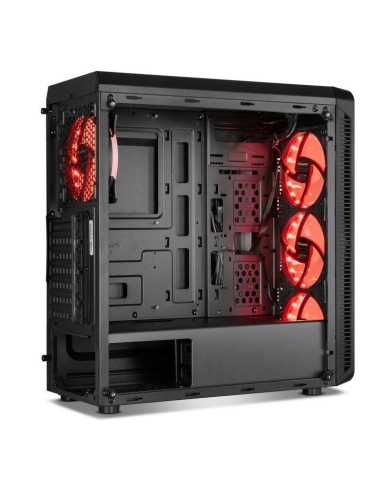 CAJA ORDENADOR GAMING NOX HUMMER TGX RAINBOW ATX RGB BLACK