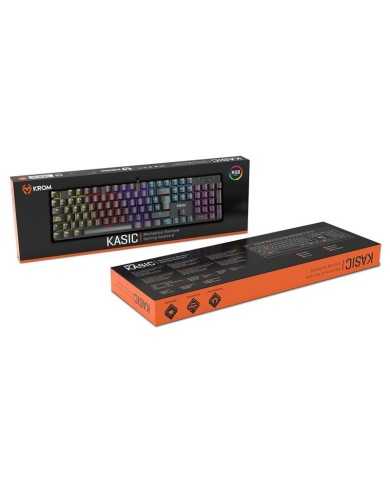 TECLADO GAMING KROM KASIC MECANICO USB RGB