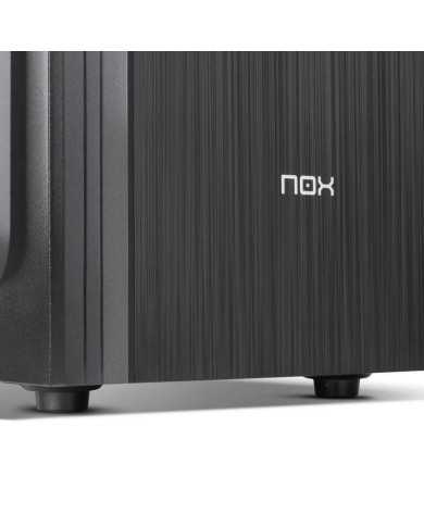 CAJA ORDENADOR NOX LITE 010 ATX DVD BLACK + FUENTE 500W