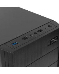 CAJA ORDENADOR NOX LITE 010 ATX DVD BLACK + FUENTE 500W