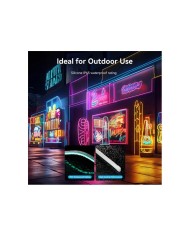 TIRA LED VENTION SILICONA NEON RGB CONTROL REMOTO 5V 2M