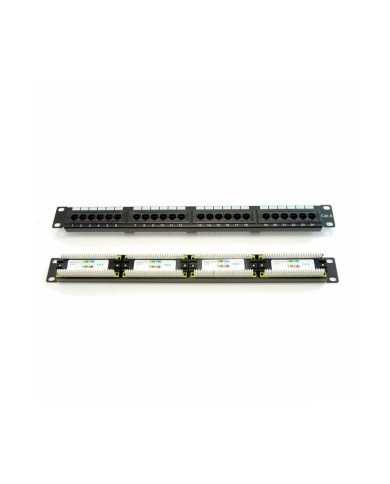 PATCH PANEL 19 24 PUERTOS CAT 6 UTP