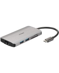 DOCK HUB USB D-LINK 8 EN 1 DUB-M810 USB-C