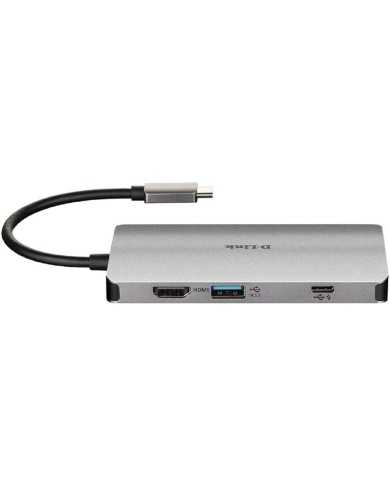 DOCK HUB USB D-LINK 8 EN 1 DUB-M810 USB-C