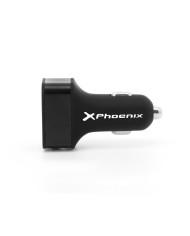 CARGADOR COCHE SMARTPHONE PHOENIX 5V 3x USB 7.2A
