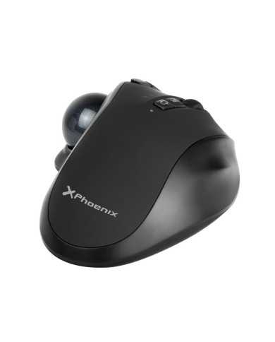 RATON PHOENIX ERGONOMICO TRACKBALL WIRELESS BLACK