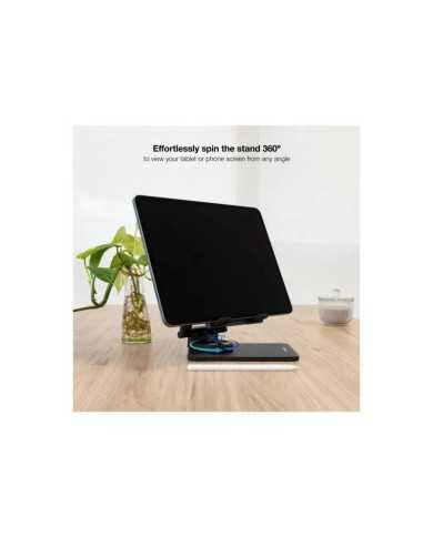 SOPORTE SOBREMESA TOOQ AJUSTABLE PARA SMARTPHONE/TABLET HASTA 13 BLACK