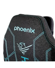 SILLA GAMING PHOENIX TELA MONARCH TALLA XL BLACK/BLUE