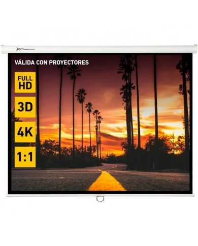 PANTALLA PROYECCION PHOENIX PARED Y TECHO MANUAL 112 200X200