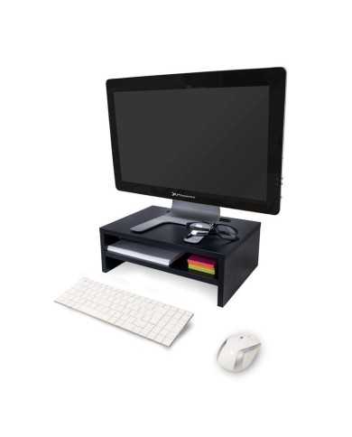 SOPORTE ELEVADOR PHOENIX DE MONITOR 2 ALTURAS MADERA BLACK