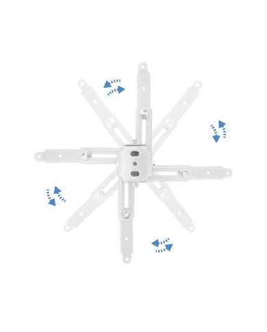 SOPORTE PROYECTOR TOOQ TECHO INCLINABLE WHITE