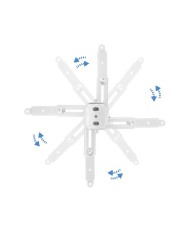 SOPORTE PROYECTOR TOOQ TECHO INCLINABLE WHITE