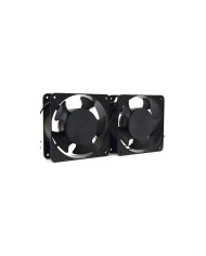 VENTILADOR DOBLE 12 CM POWERGREEN ARMARIO RACK