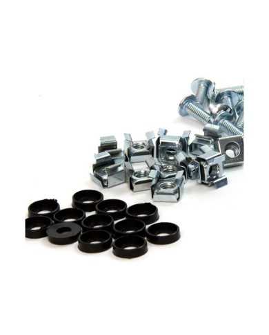 TUERCAS + TORNILLOS METALICOS POWERGREEN PARA RACK ( PACK 50 UDS )