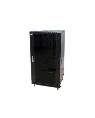 ARMARIO RACK POWERGREEN 32U 60X60 DESMONTADO PUERTAS CRISTAL Y METAL