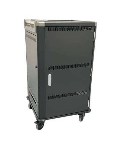 ARMARIO DE CARGA POWERGREEN 30 DISPOSITIVOS TABLETS/PORTATILES CON RUEDAS