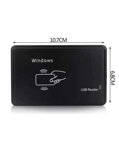 LECTOR DE TARJETAS RFID 125KHZ PORTABLE USB