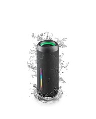 ALTAVOCES NGS ROLLER FURIA 2 RGB PORTATIL WATERPROOF IPX7/BT/USB/AUX BLACK