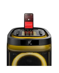 ALTAVOZ PHOENIX RUMBLEBOSS XL USB FM BT RGB 160W KARAOKE + 2 MICROFONO