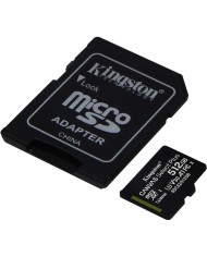 MEMORIA MICRO SD 512GB KINGSTON XC C10 + ADAPTADOR SD