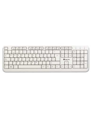 TECLADO NGS SPIKE USB WHITE