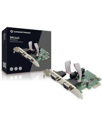 TARJETA CONCEPTRONIC PCI-EX 2 PUERTOS SERIE LOW PROFILE