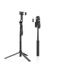 TRIPODE/PALO SELFIE AISENS + MANDO BLUETOOTH 3 IN 1 BLACK