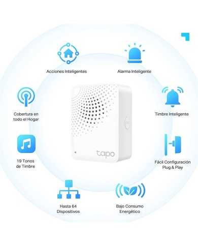 HUB CON SIRENA TIMBRE TP-LINK TAPO H100