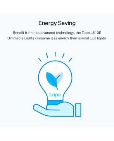 BOMBILLA INTELIGENTE E27 TP-LINK LED 2700K BLANCO AJUSTA WIFI