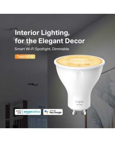 BOMBILLA INTELIGENTE GU10 TP-LINK LED 2700K BLANCO AJUSTA WIFI