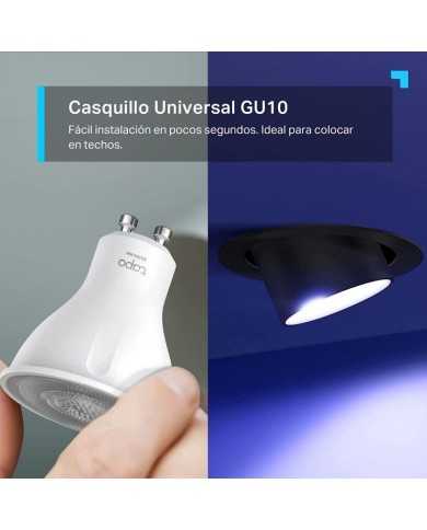 BOMBILLA INTELIGENTE GU10 TP-LINK LED MULTICOLOR 6500K BLANCO AJUSTA WIFI